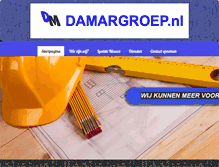 Tablet Screenshot of damargroep.nl
